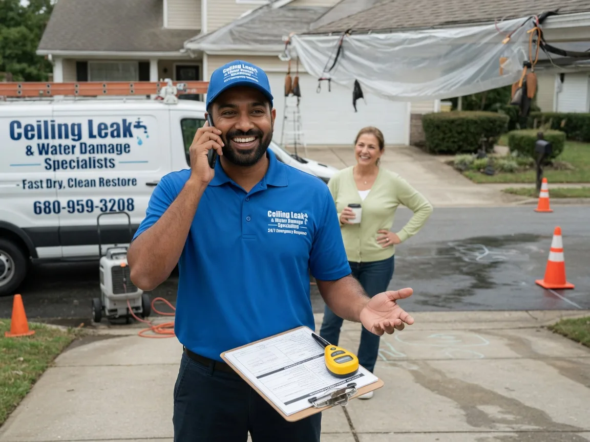 Ceiling Leak Cleanup Buhler, KS FAQs